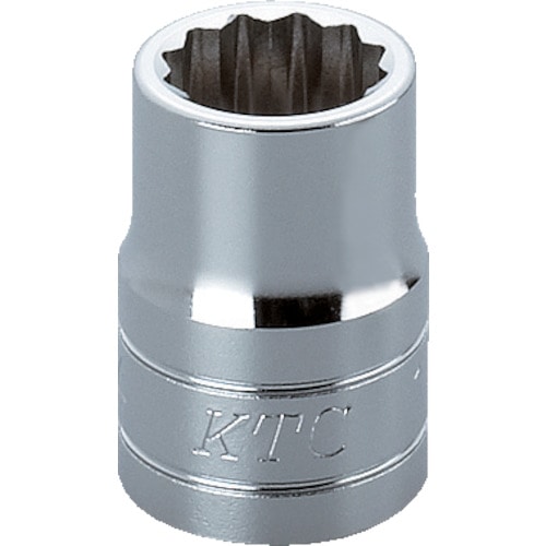 トラスコ中山 KTC 12.7sq.ソケット(十二角) 対辺寸法26mm 差込角12.7mm 全長38mm(ご注文単位1個)【直送品】
