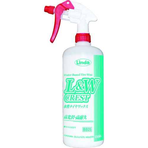 トラスコ中山 Linda L&Wクレスト 水性タイヤワックス 1L(ご注文単位1本)【直送品】