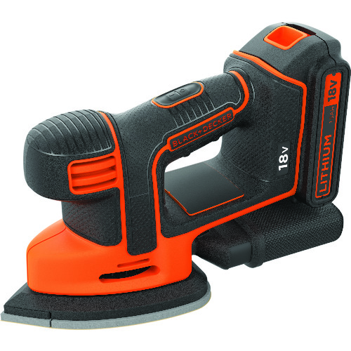 トラスコ中山 B/D 18Vコードレスマウスサンダー(充電器・1バッテリー付)(ご注文単位1台)【直送品】