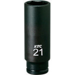 トラスコ中山 KTC 9.5sq.インパクトレンチ用ソケット(ディープ薄肉) 対辺寸法14mm 差込角9.5mm(ご注文単位1セット)【直送品】