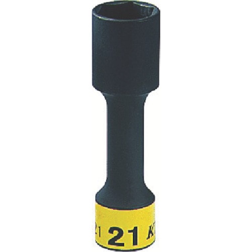 トラスコ中山 KTC 12.7sq.インパクトレンチ用ホイールナットソケットビット(薄肉) 21mm(ご注文単位1個)【直送品】