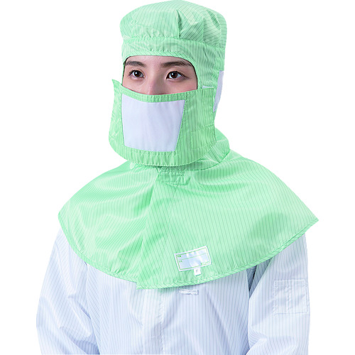 トラスコ中山 ブラストン マスク 緑 フリー (1Pk(袋)=10枚入)(ご注文単位1袋)【直送品】