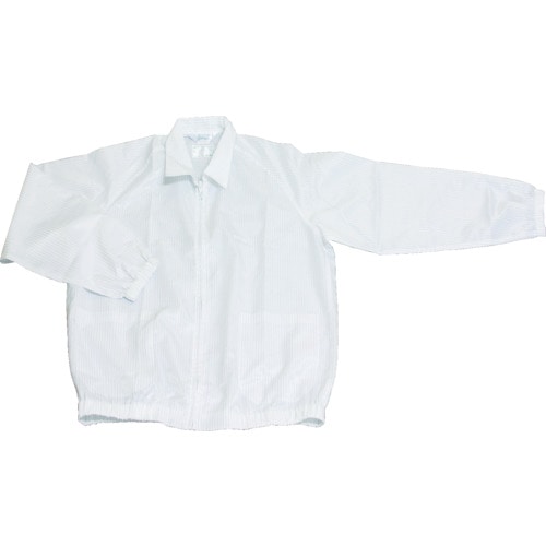 トラスコ中山 ブラストン ジャケット(衿付)-白-M(ご注文単位1着)【直送品】