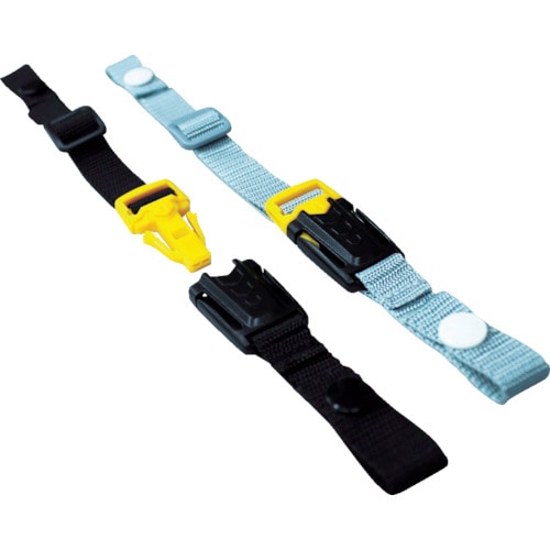 トラスコ中山 SHOWA ホイッスルバックルアゴ紐 ブラック(ご注文単位1本)【直送品】
