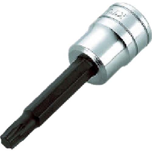 トラスコ中山 KTC ヘックスローブソケット 6.3sq.T型トルクスビットソケット T10 差込角6.35mm(ご注文単位1個)【直送品】