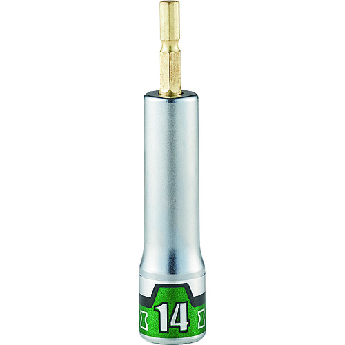 トラスコ中山 KTC インパクトドライバ用ソケットビット 難攻不落 14mm(ご注文単位1個)【直送品】