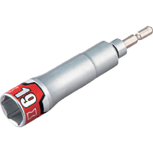 トラスコ中山 KTC 40V対応 インパクトドライバ用フレックスソケットビット 19mm(ご注文単位1個)【直送品】