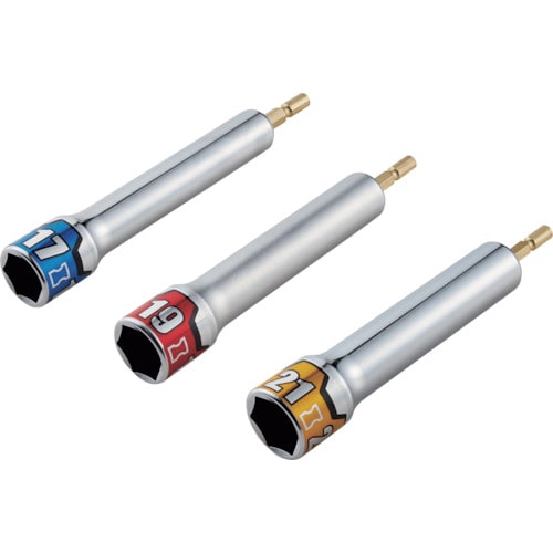 トラスコ中山 KTC インパクトドライバ用ロングソケットビット24mm(ご注文単位1個)【直送品】