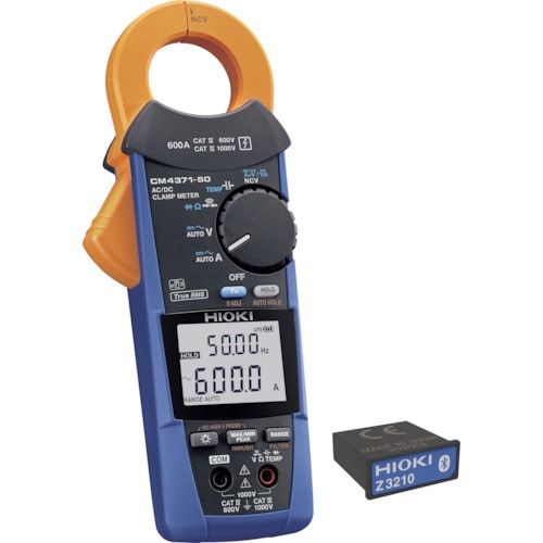 トラスコ中山 HIOKI AC/DCクランプメータワイヤレスセット CM4371-90(ご注文単位1台)【直送品】
