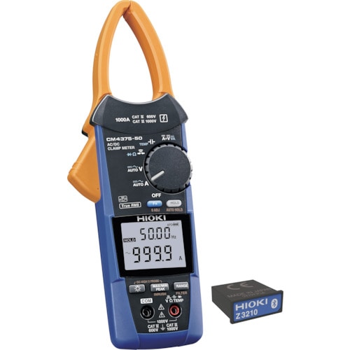 トラスコ中山 HIOKI AC/DCクランプメータワイヤレスセット CM4375-90(ご注文単位1台)【直送品】