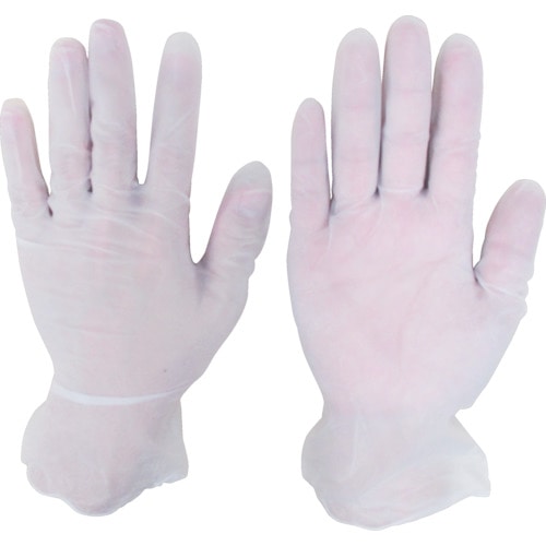 トラスコ中山 シンガー プラスチックグローブNo8100PF Sサイズ (100枚入)(ご注文単位1箱)【直送品】