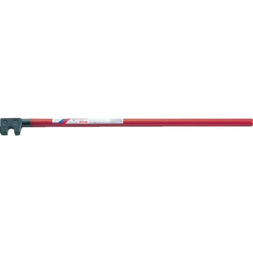 トラスコ中山 モクバ印 曲棒(長ハンドル) 16mm×500mm(ご注文単位1本)【直送品】