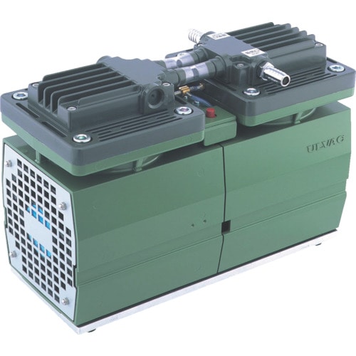 トラスコ中山 ULVAC 単相100V ダイアフラム型ドライ真空ポンプ 全幅162mm(ご注文単位1台)【直送品】