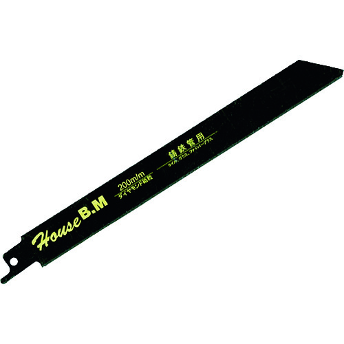 トラスコ中山 ハウスB.M セーバーソーブレード ダイヤ鋳鉄管用 1枚入り 全長150mm(ご注文単位1枚)【直送品】