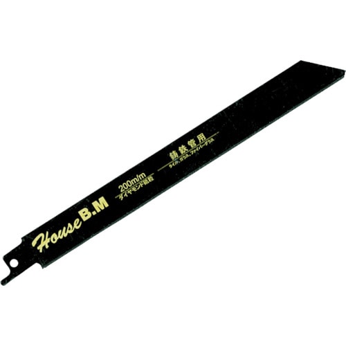 トラスコ中山 ハウスB.M セーバーソーブレード ダイヤ鋳鉄管用 1枚入り 全長250mm(ご注文単位1枚)【直送品】
