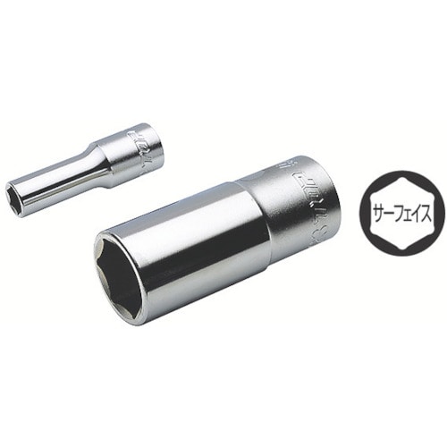 トラスコ中山 TOP サーフェイスディープソケット(パック入り) 差込角12.7mm 21mm(ご注文単位1個)【直送品】