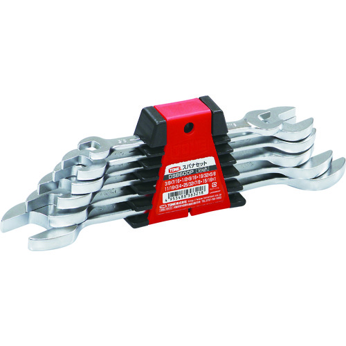 トラスコ中山 TONE スパナセット(インチサイズ)(ご注文単位1セット)【直送品】