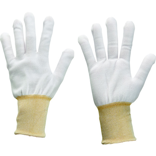 トラスコ中山 TRUSCO 使い捨てインナー手袋 10双組 フリーサイズ(ご注文単位1組)【直送品】