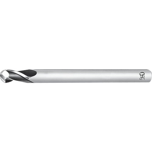 トラスコ中山 OSG ハイスエンドミル 2刃ボール R1 80802(ご注文単位1本)【直送品】