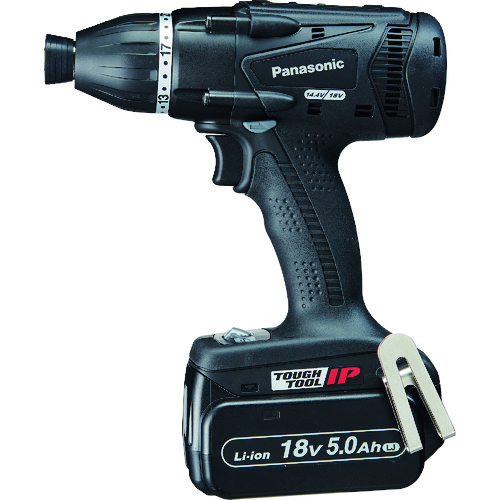 トラスコ中山 Panasonic デュアル マルチインパクトドライバー 18V5.0Ahセット品 黒(ご注文単位1台)【直送品】