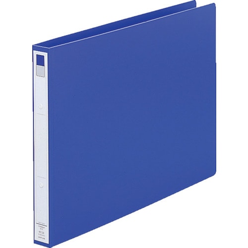 トラスコ中山 リヒト リング式ファイル A3 Eリングファイル(ヨコ型) 青（ご注文単位1冊）【直送品】
