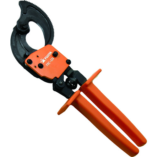 トラスコ中山 フジ矢 ケーブルカッターラチェットタイプ(ご注文単位1個)【直送品】