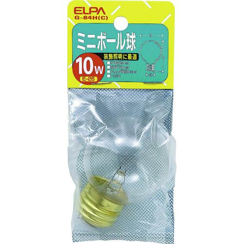 トラスコ中山 ELPA ボール球10W(ご注文単位1個)【直送品】