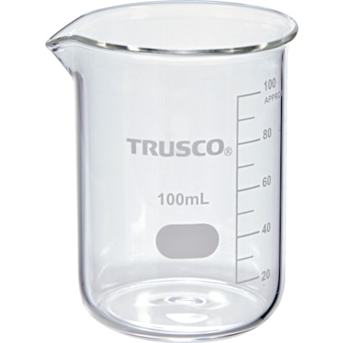 トラスコ中山 TRUSCO ガラスビーカー 100ml(ご注文単位1個)【直送品】