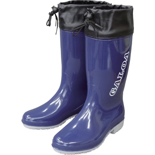 トラスコ中山 福山ゴム 長靴 ガロア 5 ネイビー 25.0(ご注文単位1足)【直送品】