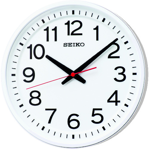 トラスコ中山 SEIKO 「教室の時計」衛星電波時計(ご注文単位1個)【直送品】