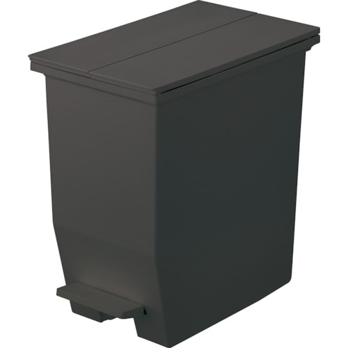トラスコ中山 リス H&H棚下で使えるペダルダストボックス20L DGY(ご注文単位1個)【直送品】