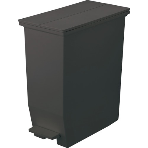 トラスコ中山 リス H&H棚下で使えるペダルダストボックス35L DGY(ご注文単位1個)【直送品】