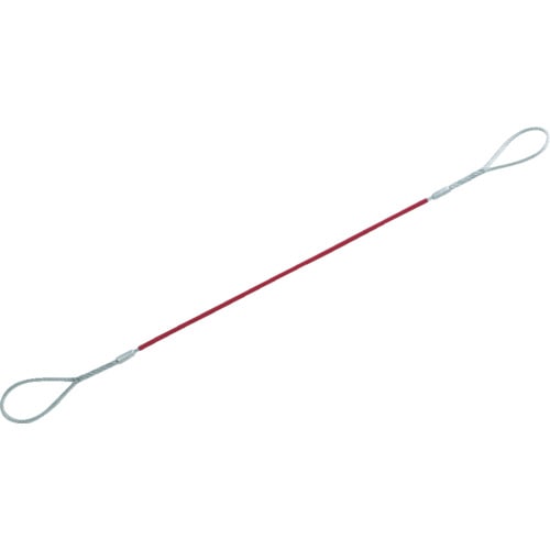 トラスコ中山 TRUSCO Wスリング Aタイプ カラー被覆付 6mmX1.0m（ご注文単位1本）【直送品】
