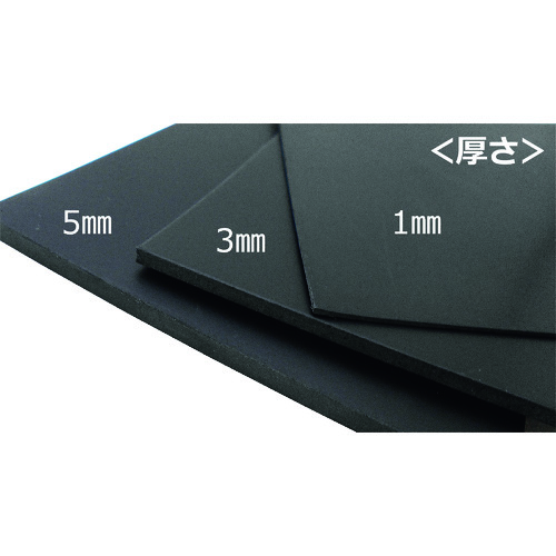 トラスコ中山 WAKI ゴムシート 5x300x1M(ご注文単位1枚)【直送品】