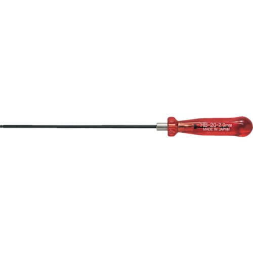 トラスコ中山 サンフラッグ ボールポイントドライバー 2.0mm(ご注文単位1本)【直送品】