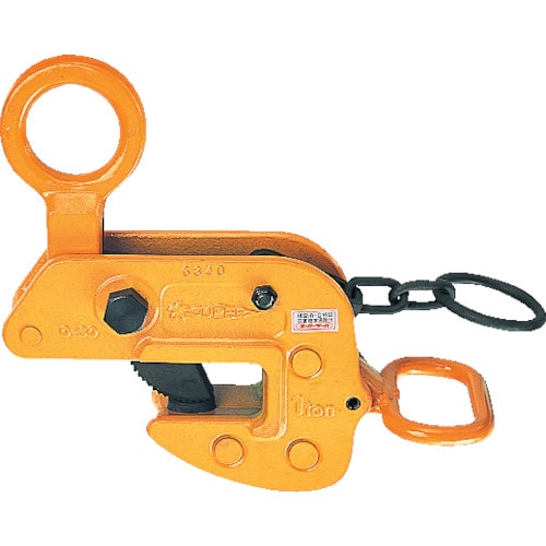 トラスコ中山 スーパー 横吊クランプ ロックハンドル式 細目仕様 基本使用荷重0.5t クランプ範囲0~25mm(ご注文単位1台)【直送品】