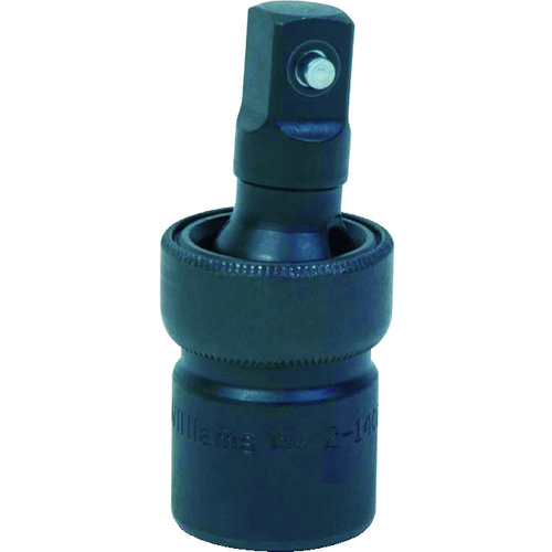 トラスコ中山 WILLIAMS インパクト用ユニバーサルジョイント 3/8ドライブ 差込角9.5mm 全長57mm(ご注文単位1個)【直送品】