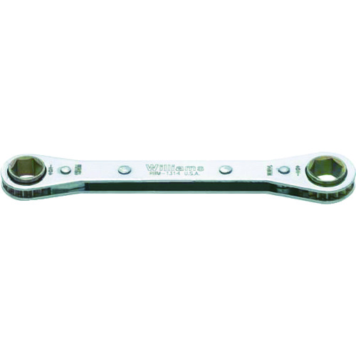トラスコ中山 WILLIAMS ラチェッティングボックスレンチ 13×14mm(ご注文単位1個)【直送品】