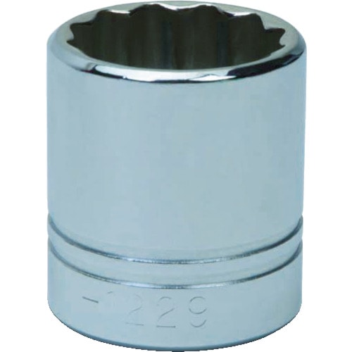 トラスコ中山 WILLIAMS 1/2ドライブ ソケット 12角 30mm(ご注文単位1個)【直送品】