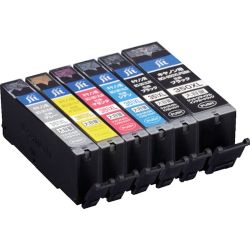 トラスコ中山 ジット キヤノン BCI-351XL+350XL/6MP対応 ジットリサイクルインク JIT-AC3503516PXL 6色入り(大容量)(ご注文単位1箱)【直送品】
