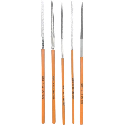 トラスコ中山 呉英 DIAヤスリ K-12 5種類セット 146(ご注文単位1セット)【直送品】