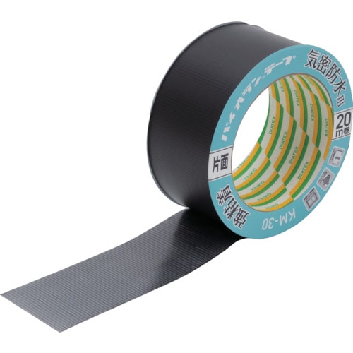 トラスコ中山 パイオラン 気密防水用テープ 片面タイプ(強粘着) 50mm×20m ブラック(ご注文単位1巻)【直送品】