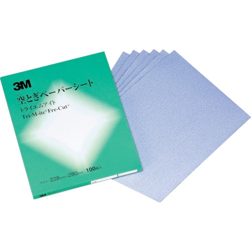 トラスコ中山 3M 空研ぎペーパーシート 426U #100 228X280mm(ご注文単位100枚)【直送品】
