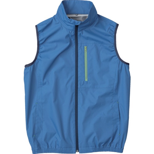 トラスコ中山 空調服 遮熱タチエリ空調ベスト ブルー 3L(ご注文単位1着)【直送品】