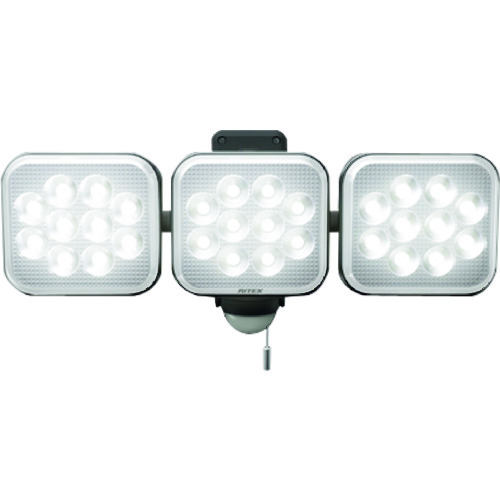 トラスコ中山 ライテックス 14W3灯フリーアーム式LEDセンサーライト(ご注文単位1台)【直送品】