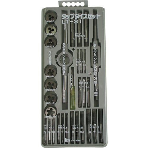 トラスコ中山 ライト タップダイスセットLT-31B(ご注文単位1セット)【直送品】