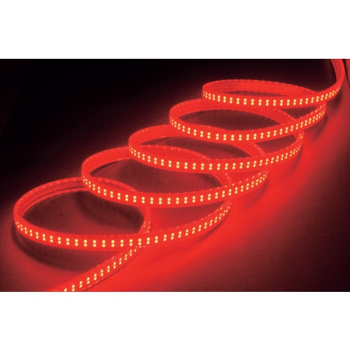 トラスコ中山 ハタヤ LEDテープライト片面発光タイプ(20m赤単体)(テープライトのみ)（ご注文単位1台）【直送品】