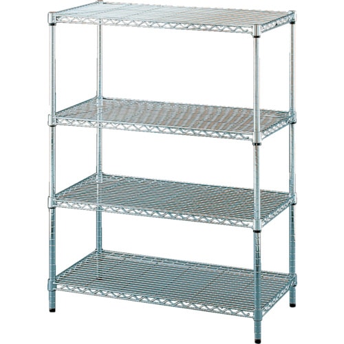 トラスコ中山 IRIS 540441 メタルラック(ポール径25) 910×460×1200(ご注文単位1台)【直送品】