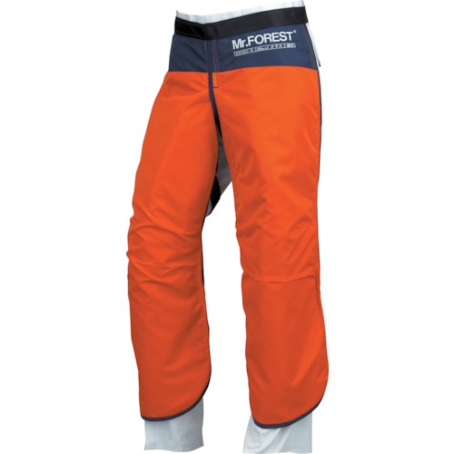 トラスコ中山 マックス Mr.FOREST 防護チャップス オレンジ Mサイズ(ご注文単位1着)【直送品】