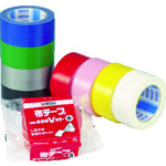 トラスコ中山 積水 布テープNo.600Vカラー 青(ご注文単位1巻)【直送品】